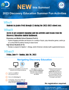 2023 Discovery Education Summer Fun Activities