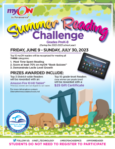 2023 myON Summer Reading Challenge